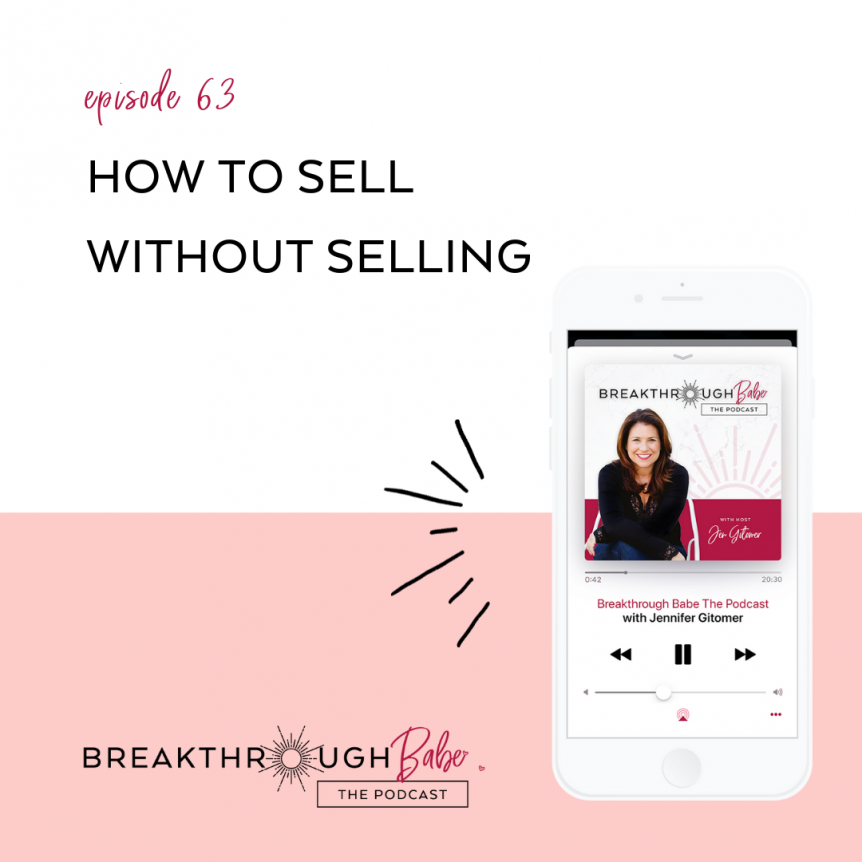 how to sell without selling